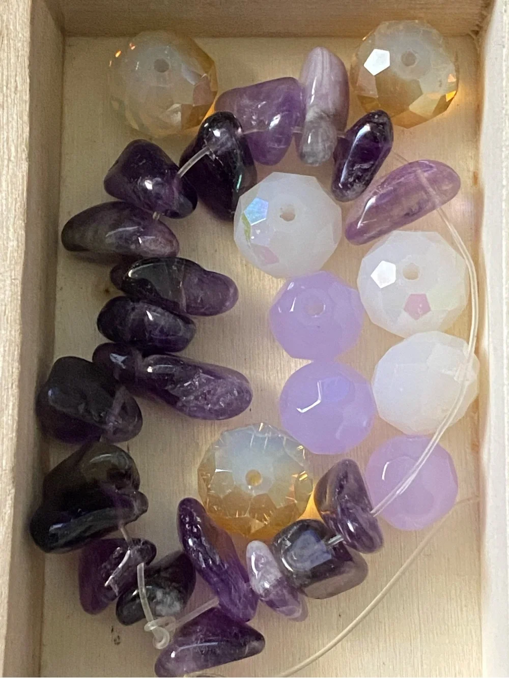 Natural Stone Beads Freshwater Pearl Beads Glass & Mother of Pearl Beads Lot
